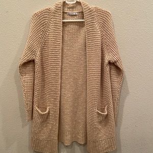 Cream Pink Clover Cardigan